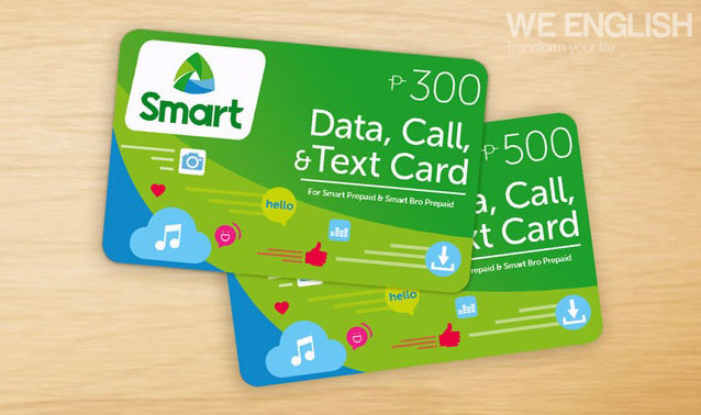 Card điện thoại prepaid của nhà mạng Smart tại Philippines